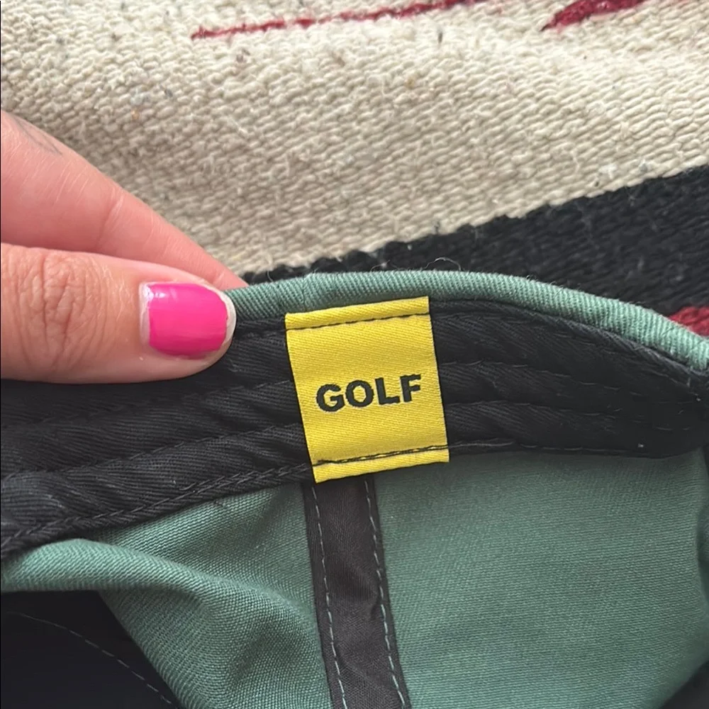 Golf Wang green cap with pink and white embroidery - Picture 2 of 7